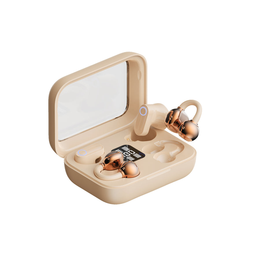 B47 Open-Ear Clip-On Wireless Earbuds